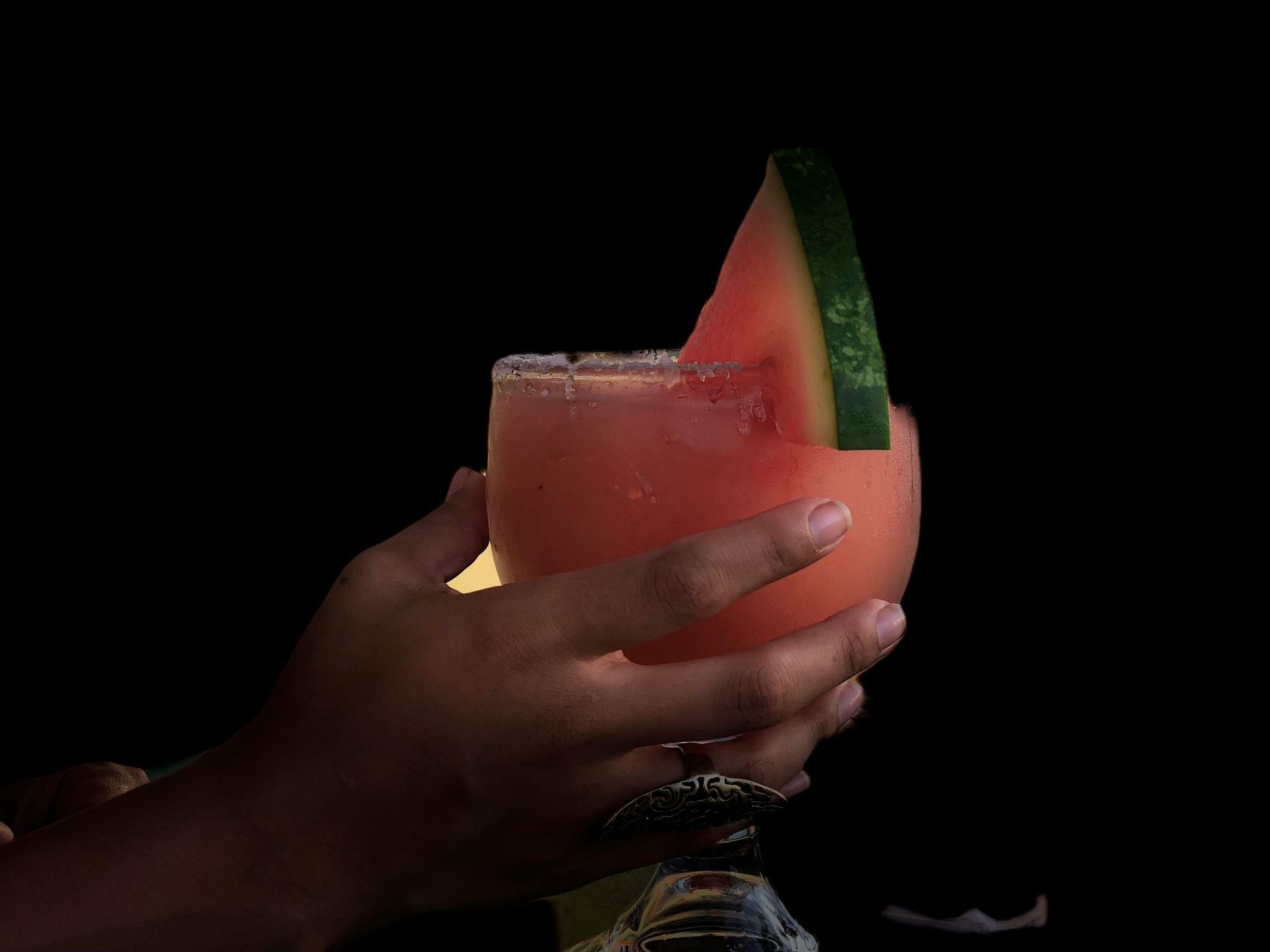 Cocteles con tequila Margarita de sandia